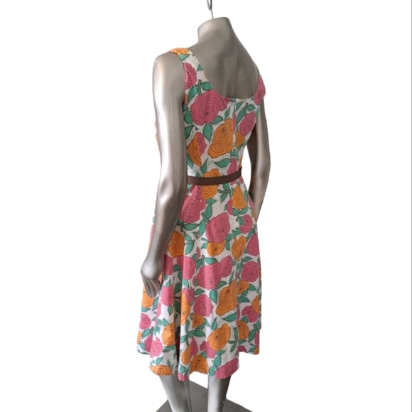 🪻BOGO🪻 Madison Studio Floral Sleeveless Dress Size 10 - Picture 4 of 12